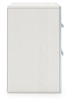 Zuraleus White Queen Storage Bedroom Set with Dresser, Mirror and Nightstand - Ornate Home