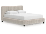 Zuraleus White Queen Upholstered Bed (Online Special Price) - Ornate Home