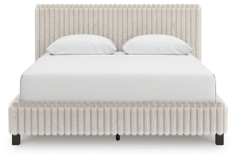 Zuraleus White Queen Upholstered Bed - Ornate Home