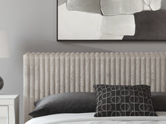 Zuraleus White Queen Upholstered Bed - Ornate Home