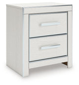 Zuraleus White Queen Upholstered Panel Bed, Dresser, Mirror and Nightstand (Online Special Price) - Ornate Home