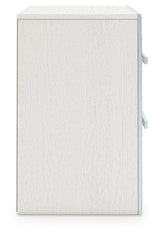 Zuraleus White Queen Upholstered Panel Bed, Dresser, Mirror and Nightstand (Online Special Price) - Ornate Home