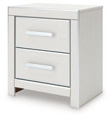 Zuraleus White Queen Upholstered Panel Bed, Dresser, Mirror and Nightstand (Online Special Price) - Ornate Home