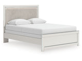 Zuraleus White Queen Upholstered Panel Bed (Online Special Price) - Ornate Home