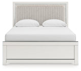 Zuraleus White Queen Upholstered Panel Bed (Online Special Price) - Ornate Home