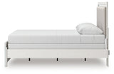 Zuraleus White Queen Upholstered Panel Bed (Online Special Price) - Ornate Home