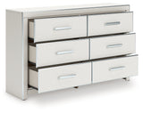 Zuraleus White Six Drawer Dresser - Ornate Home