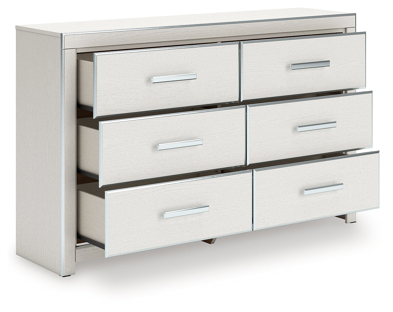 Zuraleus White Six Drawer Dresser - Ornate Home