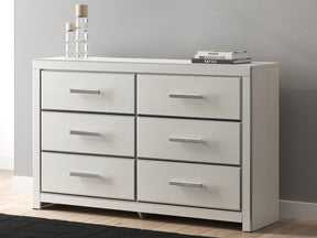 Zuraleus White Six Drawer Dresser - Ornate Home