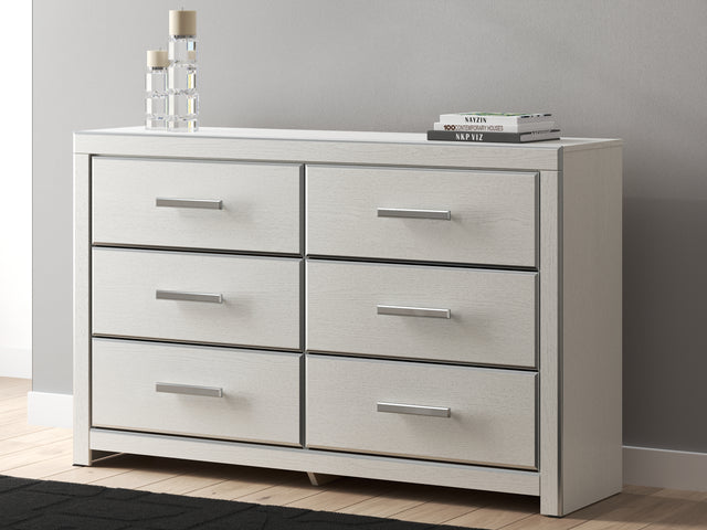 Zuraleus White Six Drawer Dresser - Ornate Home