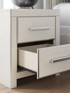 Zuraleus White Two Drawer Night Stand - Ornate Home