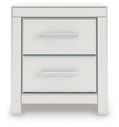 Zuraleus White Two Drawer Night Stand - Ornate Home