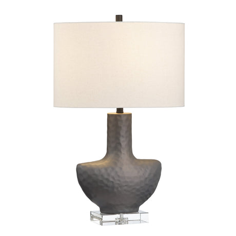 Zuri Oyster/Natural Table Lamp - Ornate Home