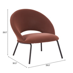 Zurich Brown Accent Chair - Ornate Home