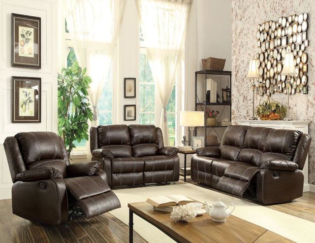 Zuriel Brown Motion Sofa - Ornate Home