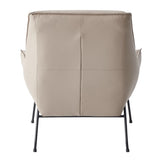 Zusa Grain Accent Chair & Ottoman - Ornate Home
