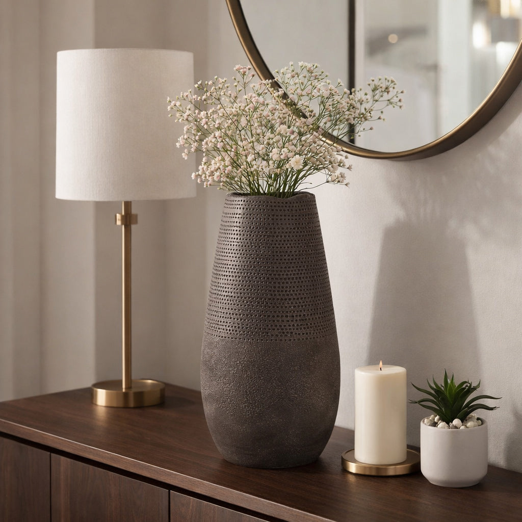 Norahaven Brown/Tan Large Vase