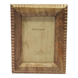 Aukum Tan/Brown 5x7 Wood Frame