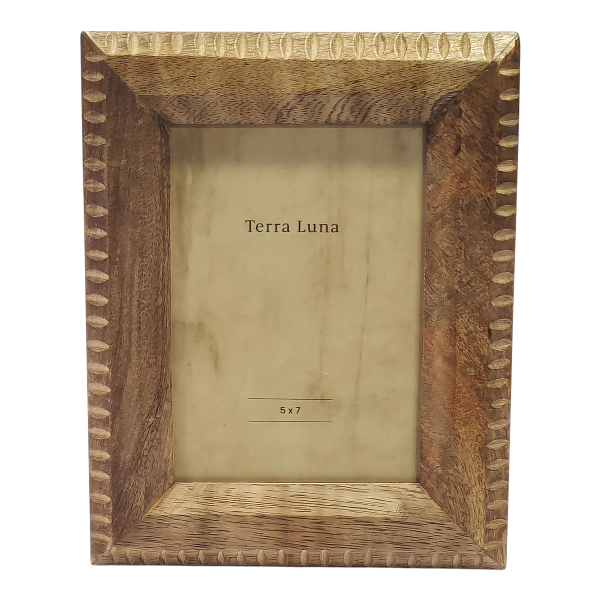 Aukum Tan/Brown 5x7 Wood Frame