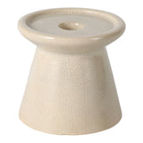 Hobergs Ivory Small Modern Taper and Pillar Holder