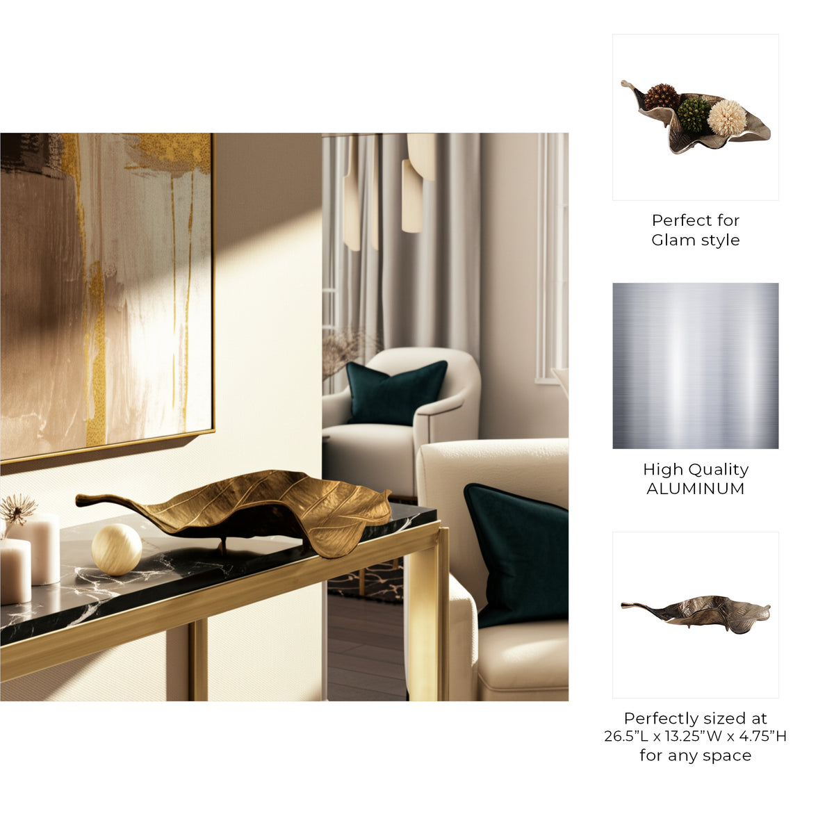 Wintonwind Gold/Brown Tray