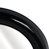Wikiup Black Metal Round Mirror