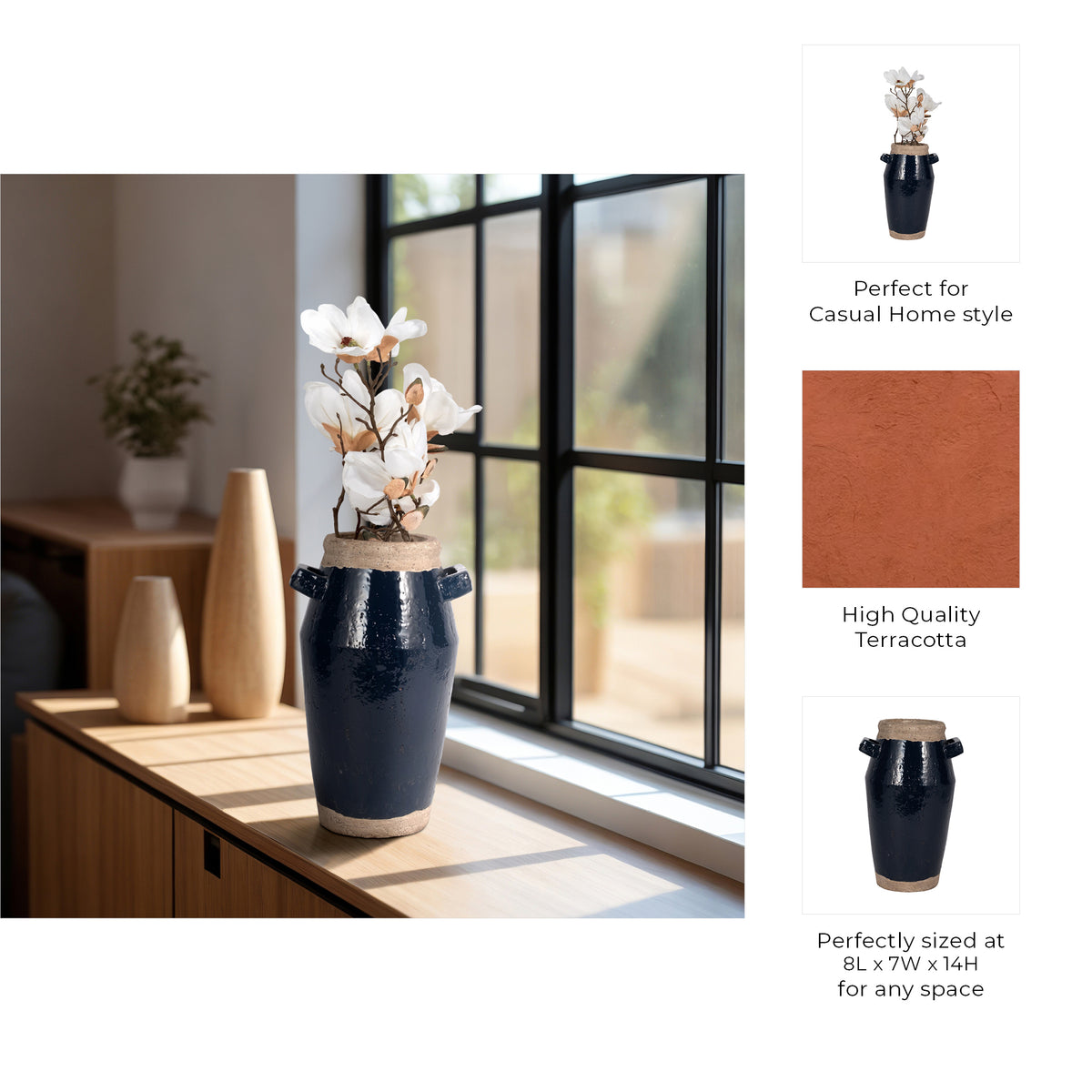 Clydeland Blue/Gray Vase - 20339-04