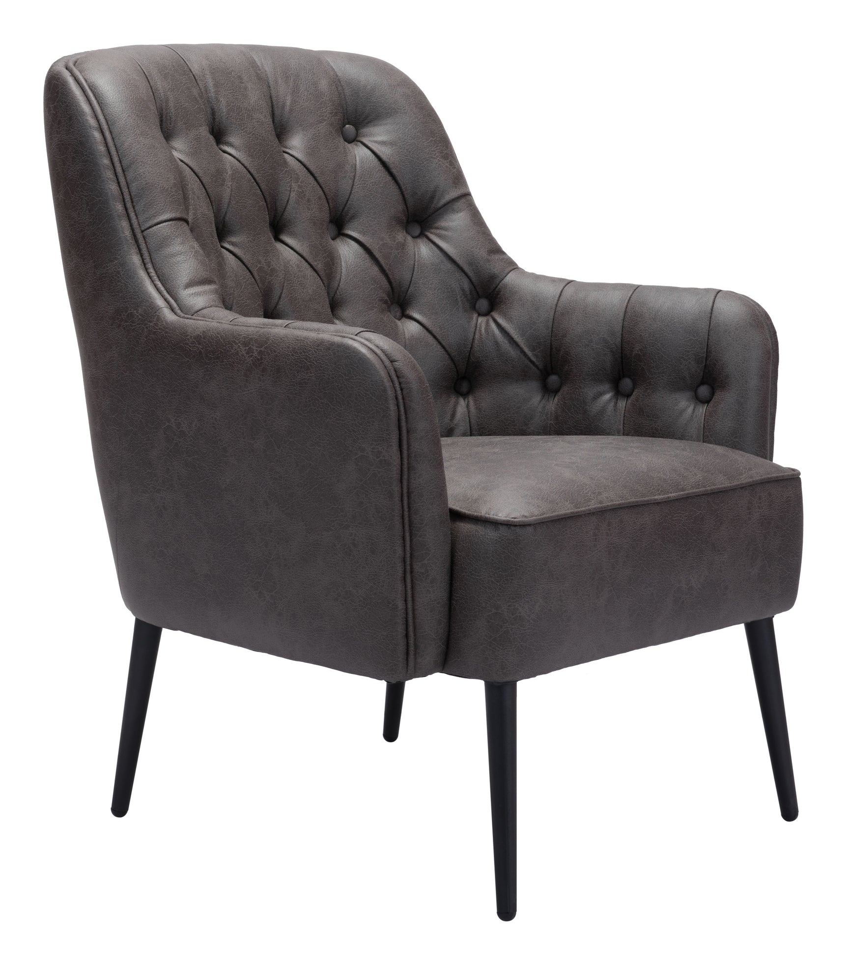 Tasmania Vintage Black Accent Chair