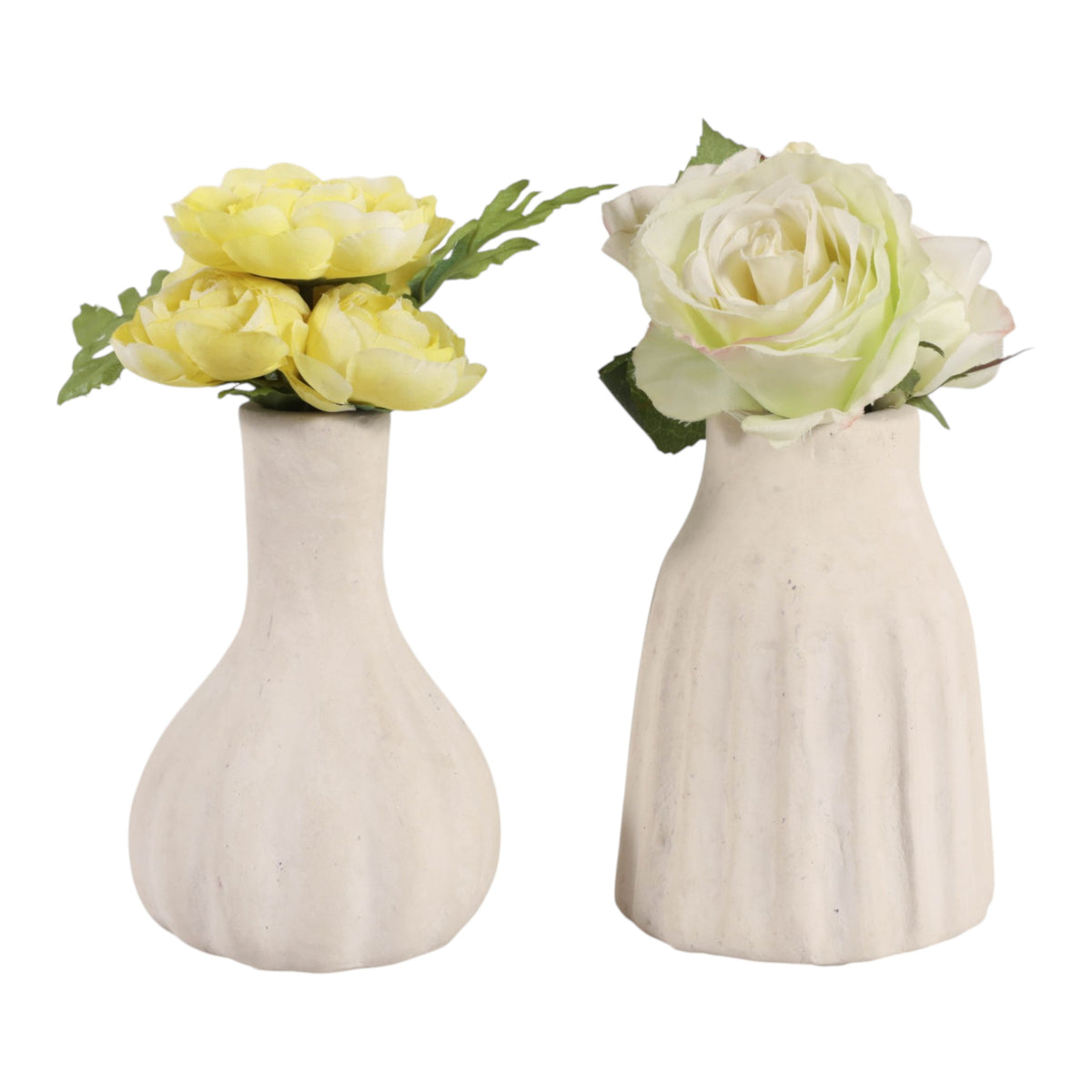 Dovermore Ivory/White Vases (Set of 2)