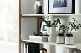 Dos Cabezas Blue/White Glass Ombre Vase