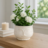 Rossmoor White Grandpa Planter