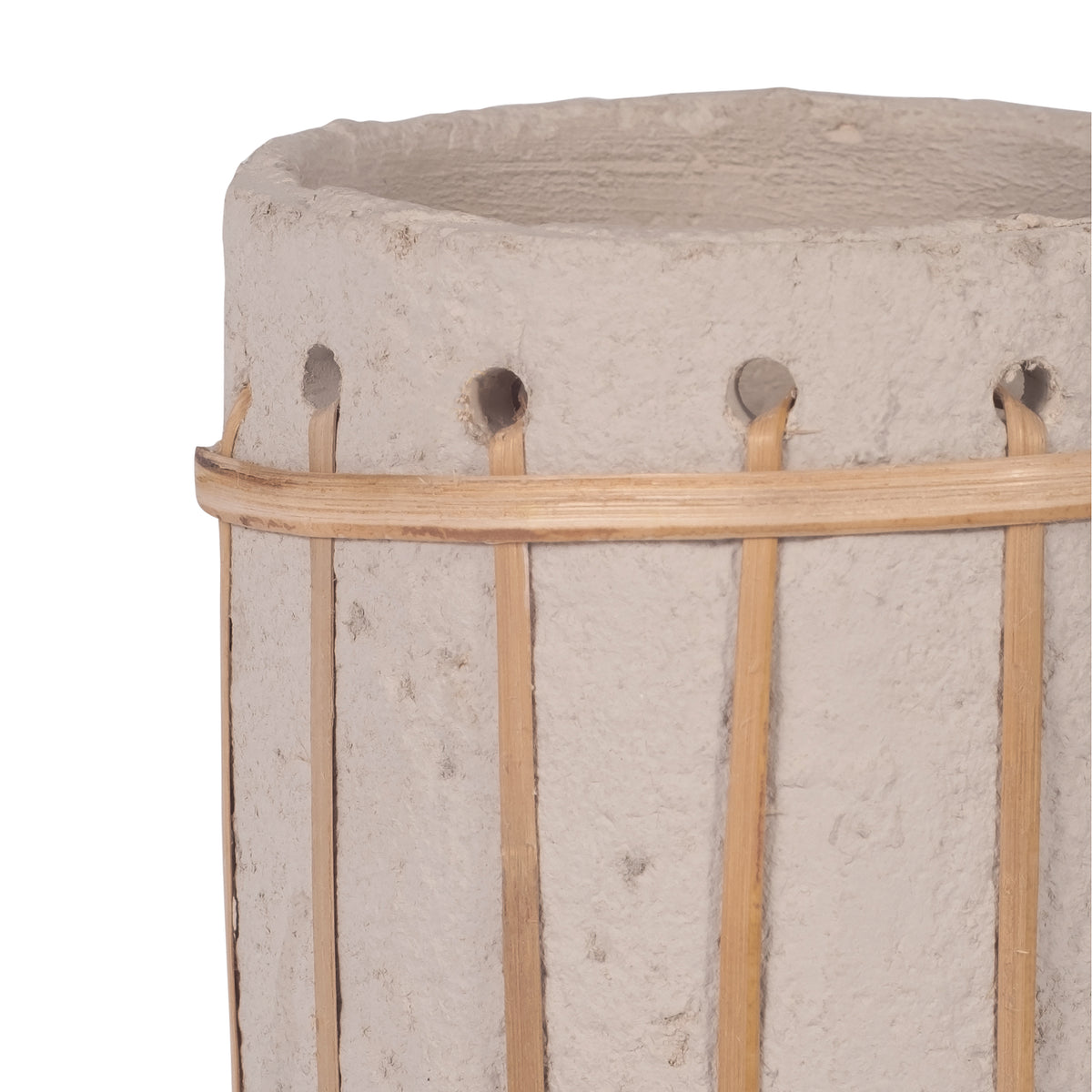 Ambler Ivory Ecomix Top Weave Nomad Vase