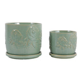Hobartgate Green Planters (Set of 2)