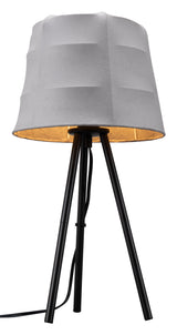 Mozzi Gray & Black Table Lamp