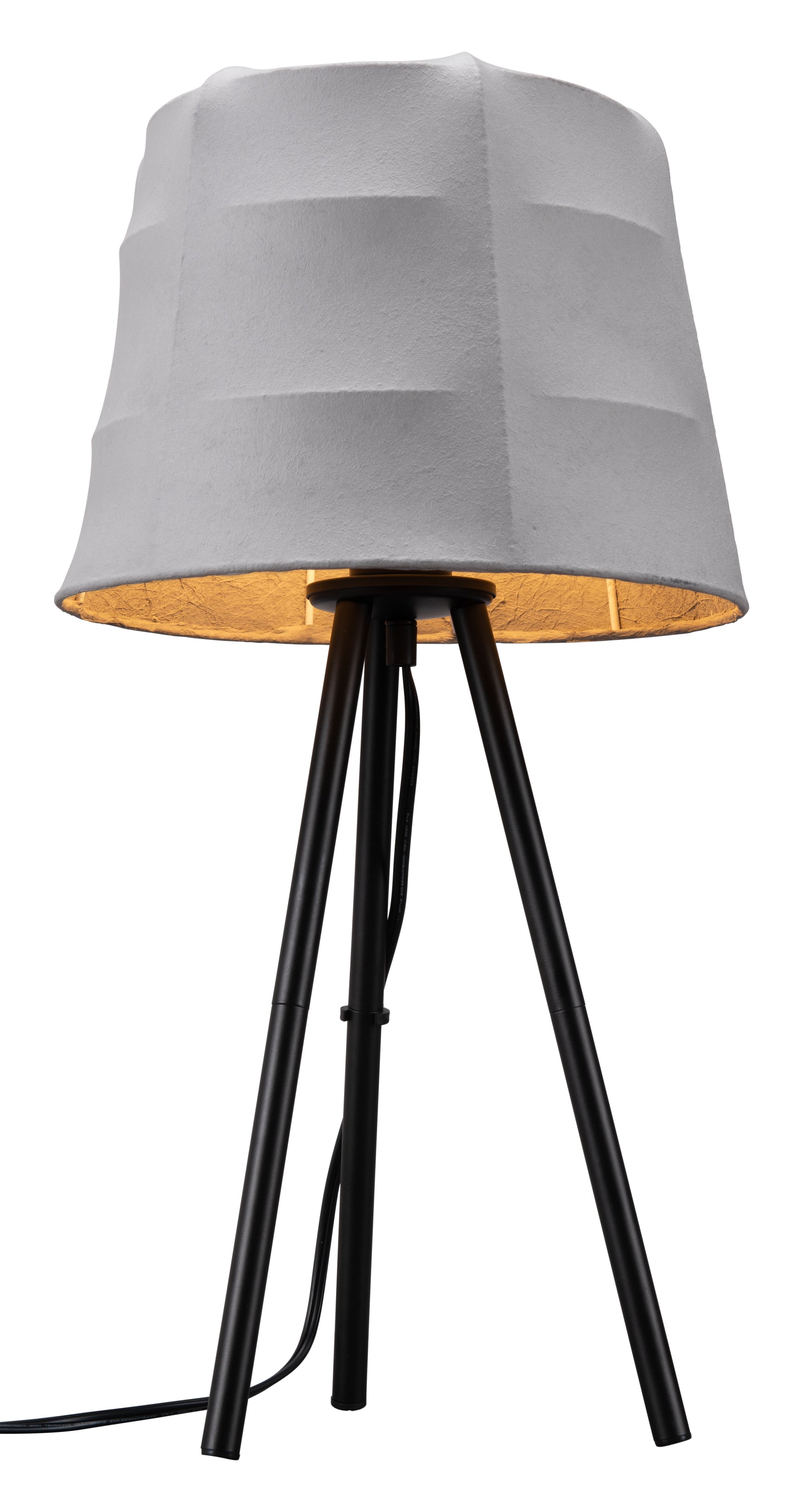 Mozzi Gray & Black Table Lamp