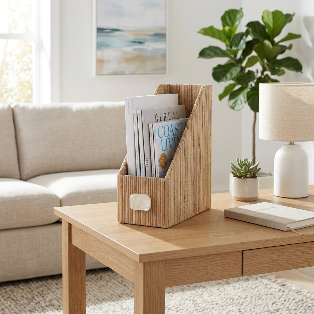 Woodsonbeach Tan/Ivory File Organizer