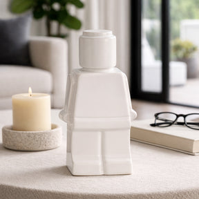 Rex Manor White Block Man Figure
