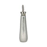 Gordon Silver/Gold Small Glass Metallic Bottle Orb with Topper