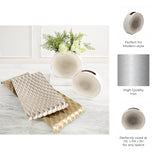 Dyer White Metal Round Vase