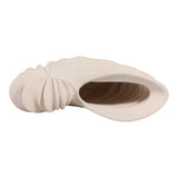 Amesti White Ribbed Shell