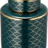 Kiesel Gold Ceramic Crackle Jar