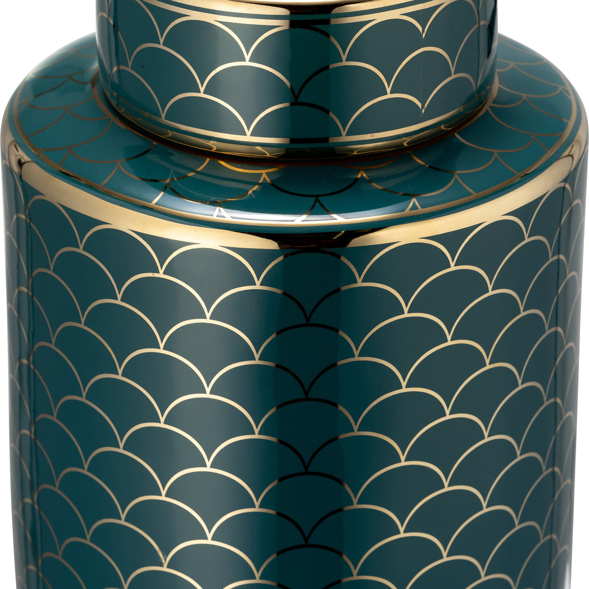 Kiesel Gold Ceramic Crackle Jar