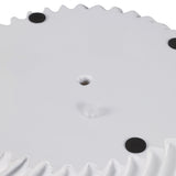 Commerce White Curvy Lines Rounded Planters (Set of 2)