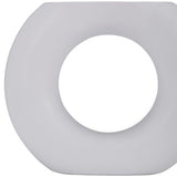 Calville White Ceramic Donut Vase