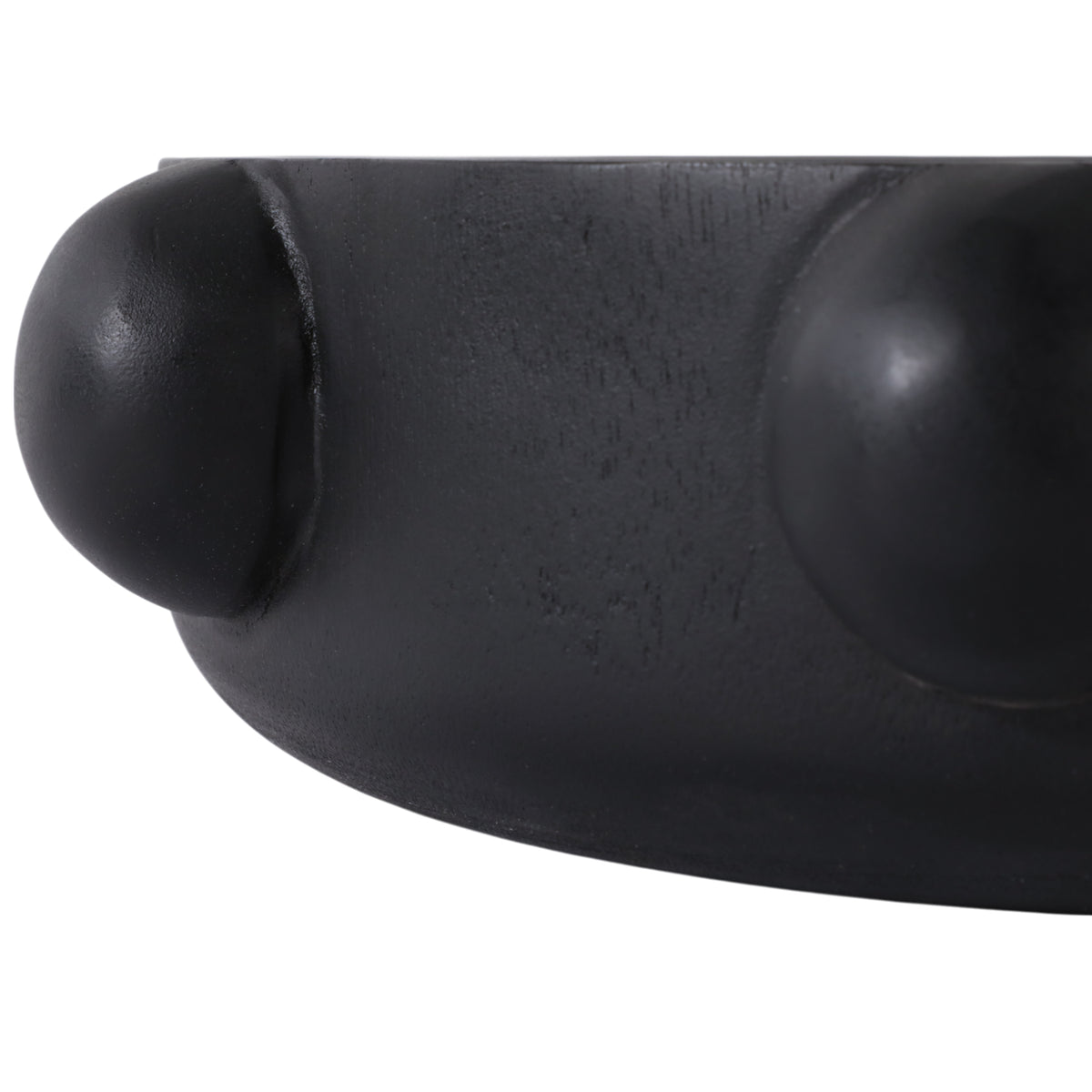 Oro Fino Black Large Hobnail Bowl