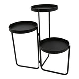 Wyo Black 3-Tier Modern Plant Stand