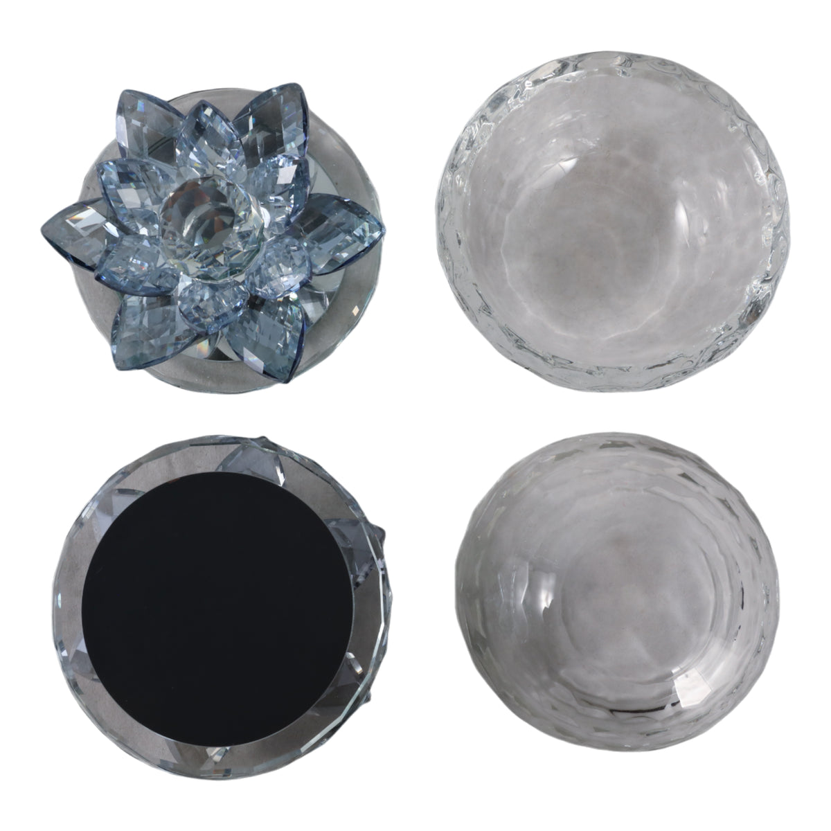 Bairdcross Clear/Blue Boxes (Set of 2)