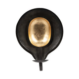 Escalon Black/Gold Medium Metal Round Votive Holder