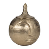 Sunland Champagne Metal Face Jar