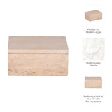 Tuckergrove Tan Travertine Box